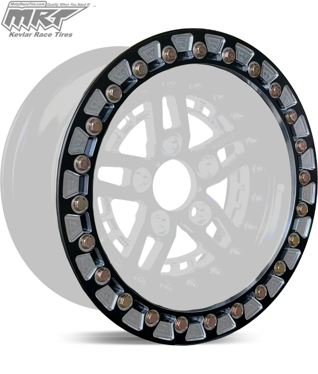 15" GUNNER FORGED BEADLOCK BLING RING MRT Tires