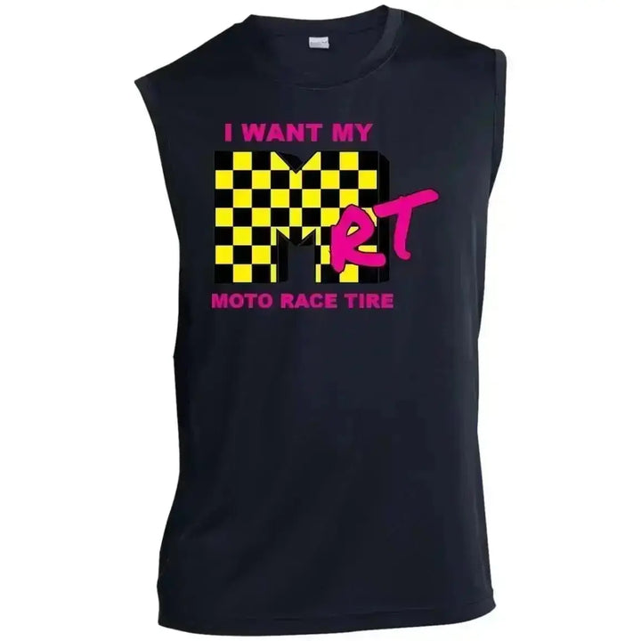 I Want My MRT Men’s Sleeveless Performance Tee CustomCat