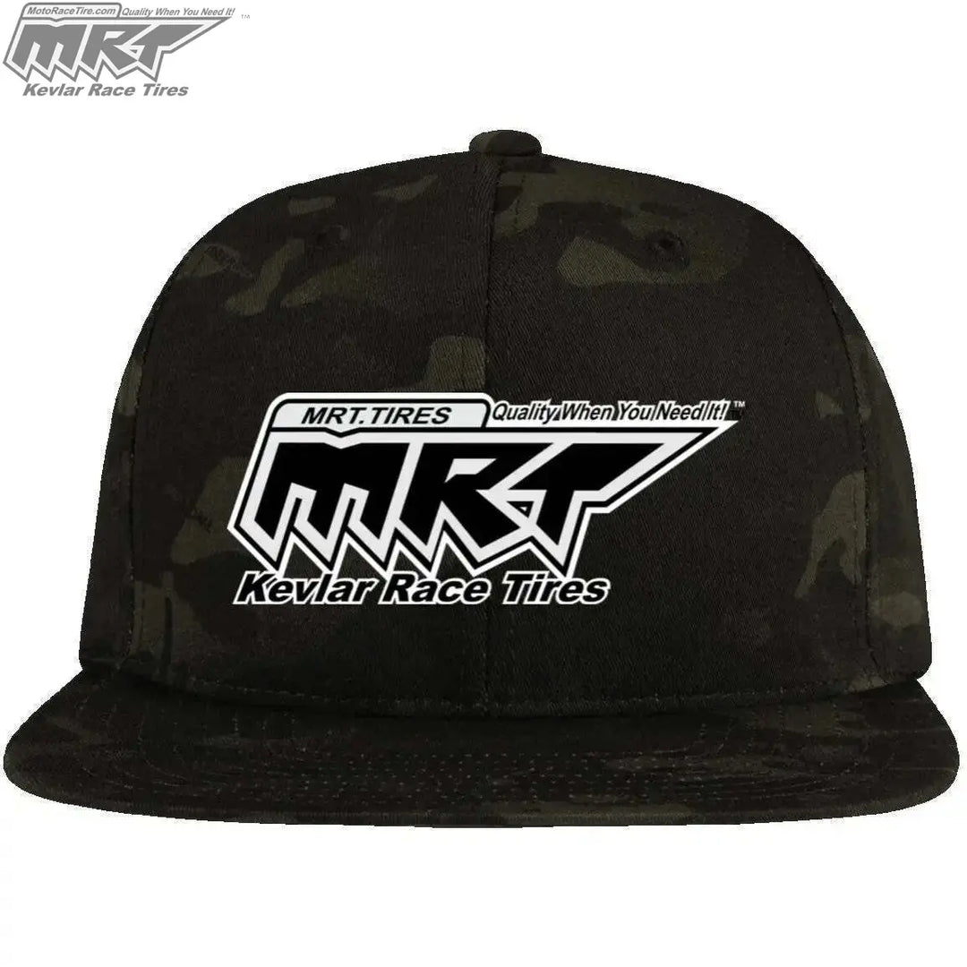 MRT Embroidered Flat Bill High-Profile Snapback Hat