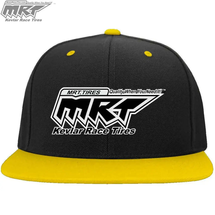 MRT Embroidered Flat Bill High-Profile Snapback Hat