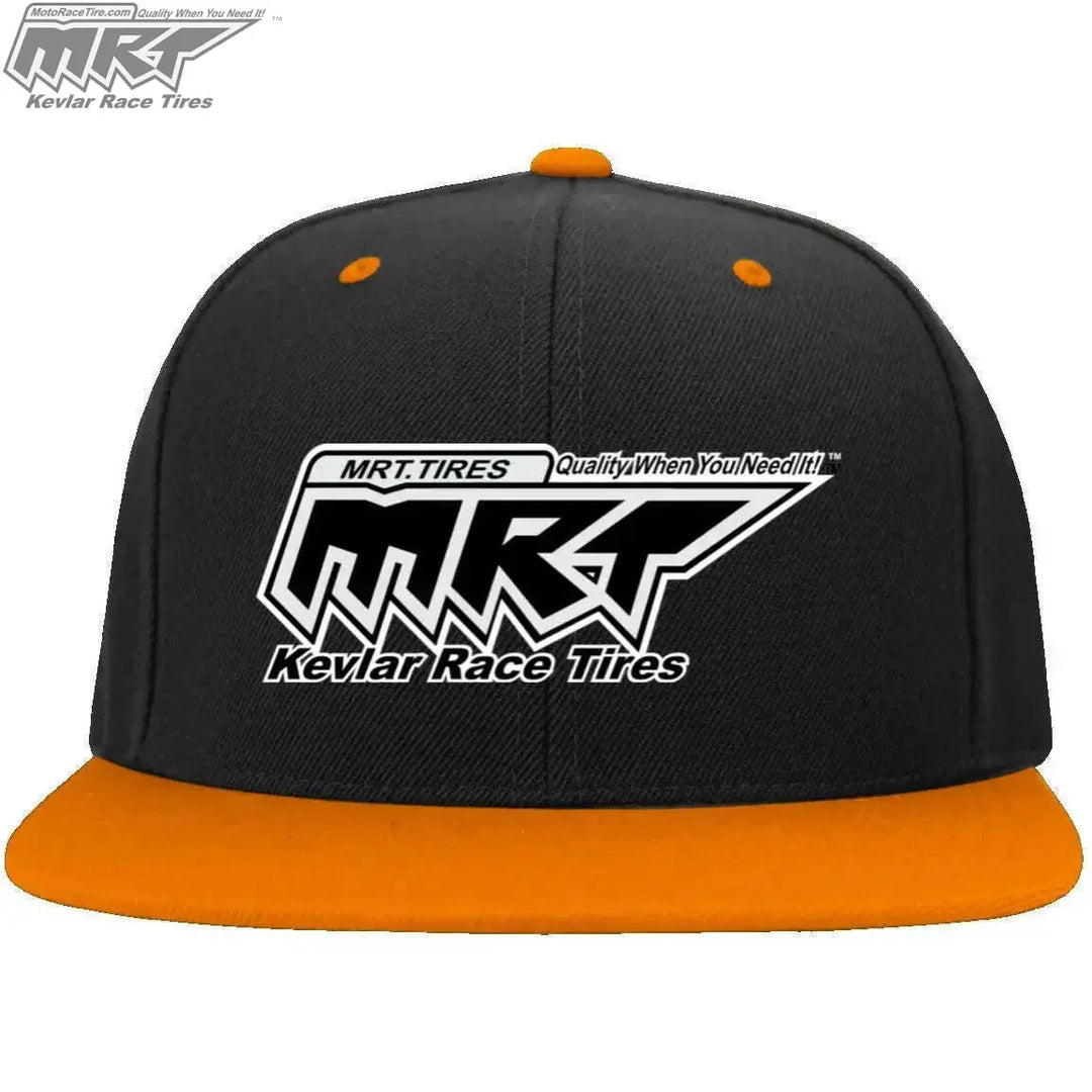 MRT Embroidered Flat Bill High-Profile Snapback Hat