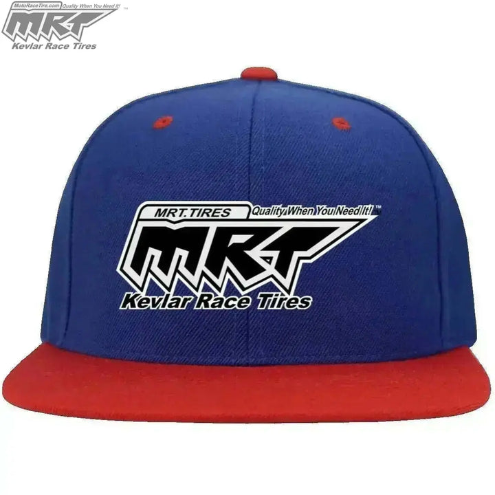 MRT Embroidered Flat Bill High-Profile Snapback Hat